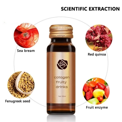 Красота коллагена гнезда птицы OEM/ODM 50ml естественная эластичная и напиток красоты устный жидкостный