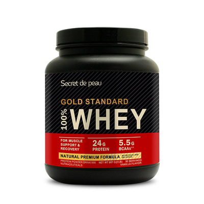Порошок протеина whey дополнения протеина whey золотого стандарта 2lb OEM оптовый