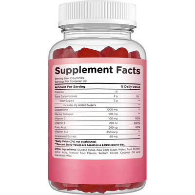 OEM Glutathione Capsules Collagen Anti-Aging L-Glutathione
