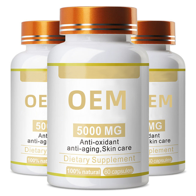 Multivitamins и еда OEM дополняют 10000mg таблетки глутатиона капсулы витамина e Softgel применяют обложку к забеливать капсулу