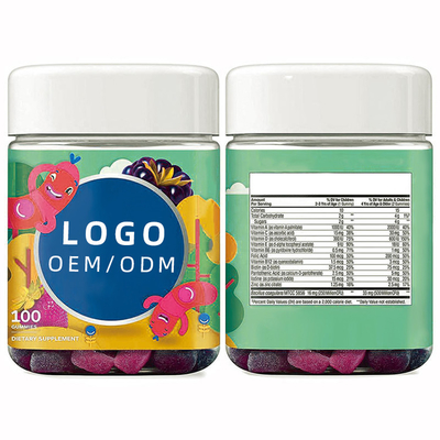 Здравоохранения Gummies Multivitamins дополнений детей OEM ракета -носитель питательного ежедневного иммунная камедеобразная