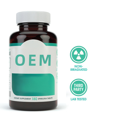 Органические капсулы 3000mg Spirulina 90 планшетов/здравоохранение дополнения Superfood бутылочного зеленого