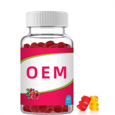Клюквы дополнений женщин 100% дополнение еды клюквы мочевых путей Gummies естественной питательной Probiotic